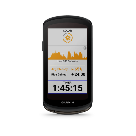 Garmin Edge 1040 Solar, ordinateur de vélo intelligent pour cyclistes (010-02503-20)