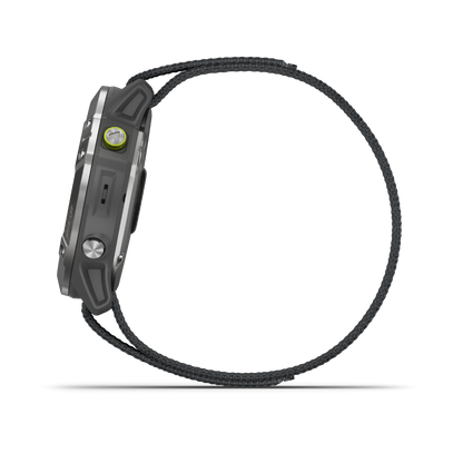 Garmin Enduro - Acier avec bracelet en nylon UltraFit gris