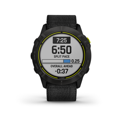 Garmin Enduro, Carbon Gray DLC Titanium w/ Black UltraFit Nylon Strap, Ultraperformance GPS Smartwatch (010-02408-01)