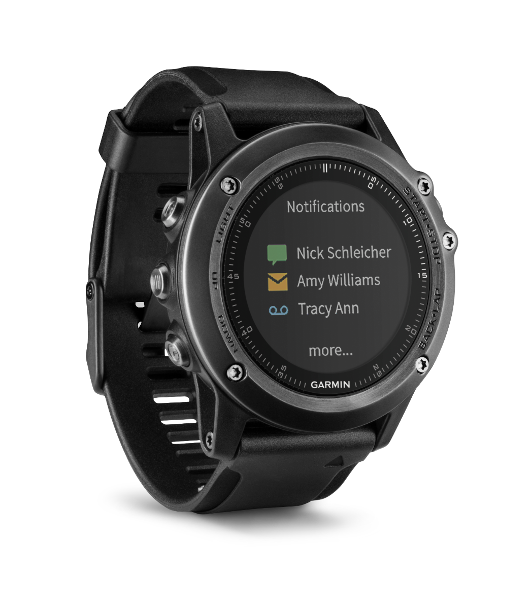 Garmin Fenix ​​3 HR avec lentille saphir (010-01338-70)