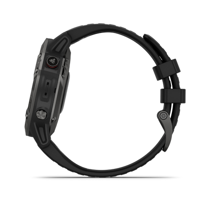 Garmin Fenix ​​6 Pro, lunette noire avec bracelet noir, montre connectée GPS (reconditionnée certifiée Garmin)