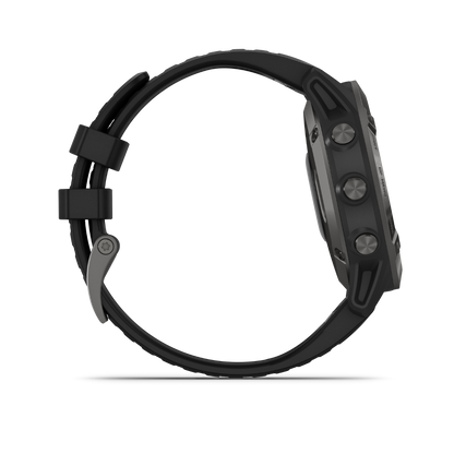 Garmin Fenix ​​6 Pro, lunette noire avec bracelet noir, montre connectée GPS (reconditionnée certifiée Garmin)