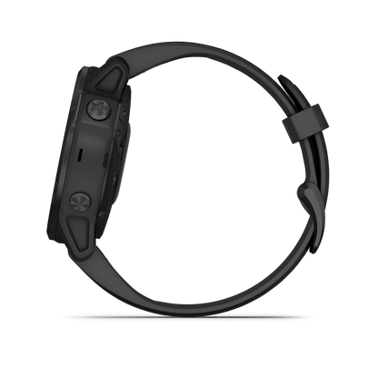 Garmin Fenix ​​6S Pro, lunette noire avec bracelet noir, montre connectée GPS (reconditionnée certifiée Garmin)