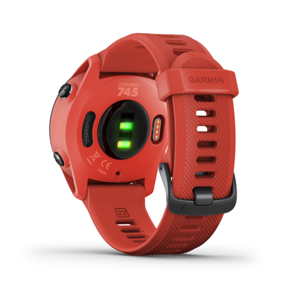 Garmin Forerunner 745, rouge, montre connectée GPS de fitness pour coureurs (reconditionnée certifiée Garmin)