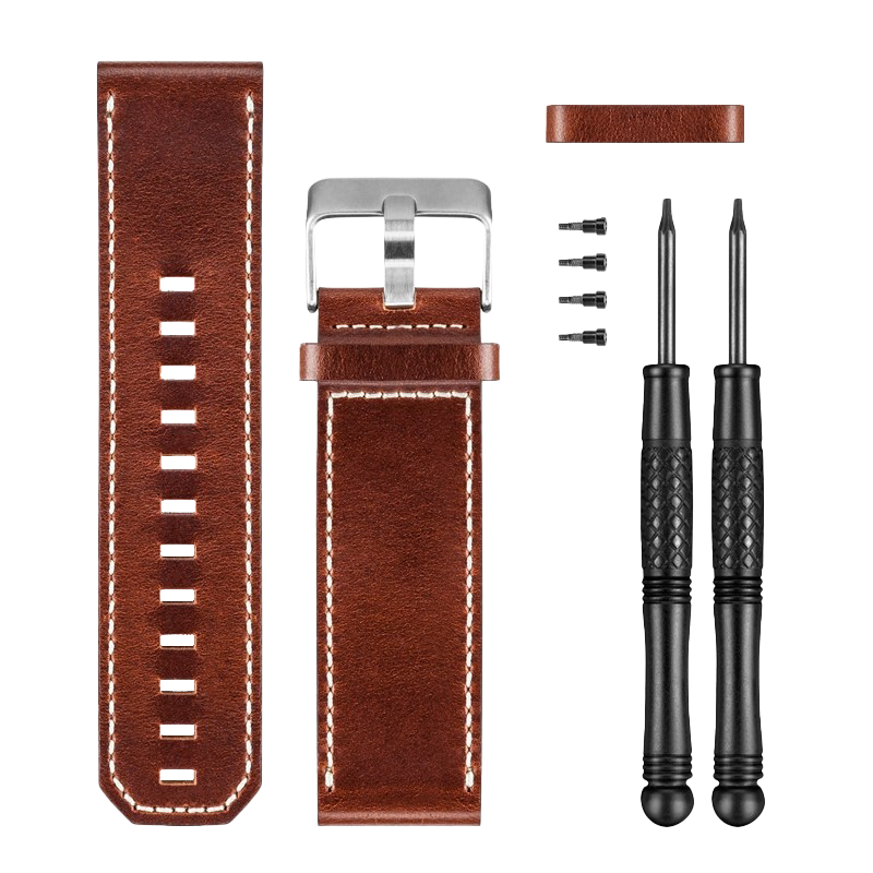 Garmin Brown Leather Watch Band (010-12168-12)