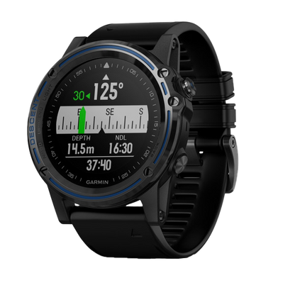 Garmin Descent MK1, saphir gris avec bracelet noir, montre intelligente marine pour plongeurs (010-01760-02)