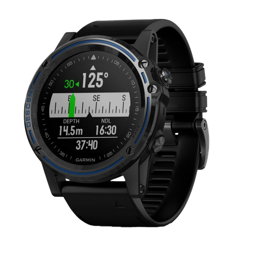 Garmin Descent MK1, saphir gris avec bracelet noir, montre intelligente marine pour plongeurs (010-01760-02)