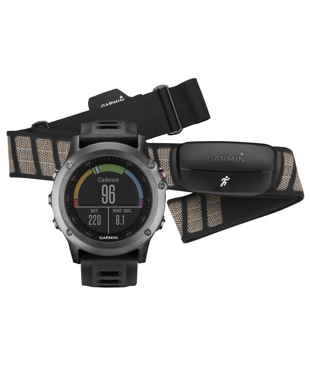 Garmin Fenix ​​3 Gris, pack HRM (010-01338-10)