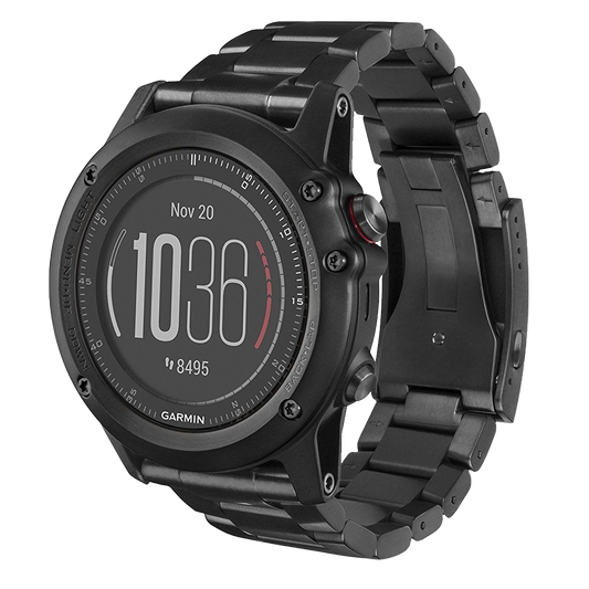 Garmin Fenix ​​3 HR Titanium avec bracelet en titane DLC - Édition limitée (010-01338-7B)