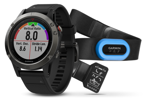 Garmin Fenix 5 Bundle Slate Gray w/ Black Band (010-01688-30)