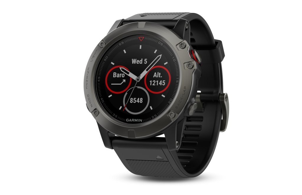 Garmin Fenix 5X Sapphire Slate Gray w/ Black Band (010-01733-00)