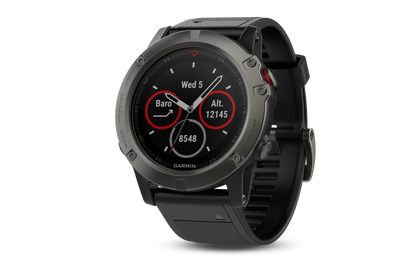 Garmin Fenix 5X Sapphire Slate Gray w/ Black Band (010-01733-00)