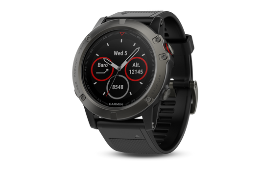 Garmin Fenix 5X Sapphire Slate Gray w/ Black Band (010-01733-00)