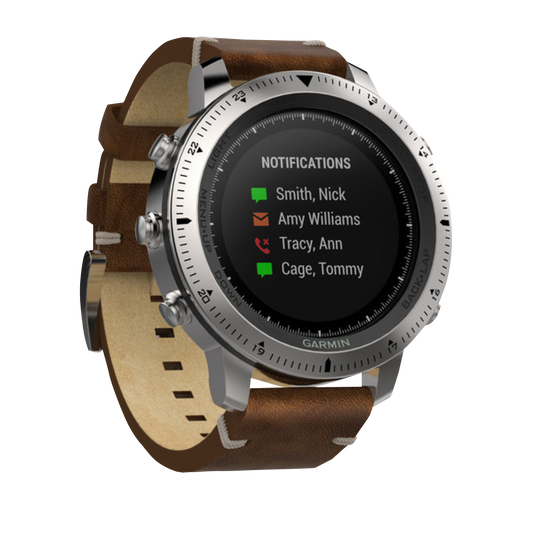 Garmin Fenix ​​Chronos avec bracelet en cuir (010-01957-00)