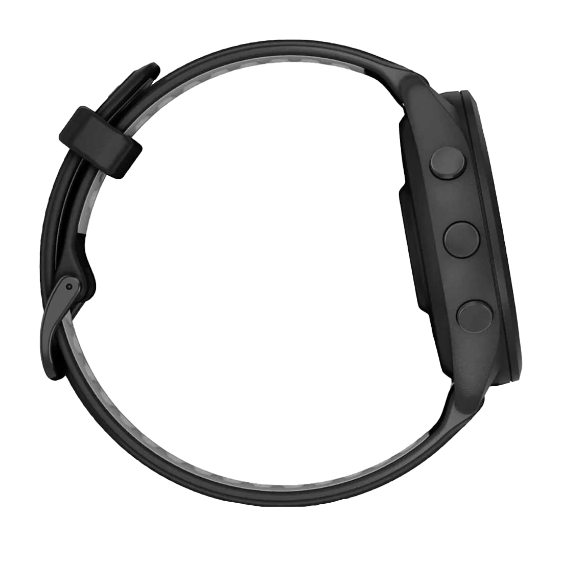 Garmin Forerunner 265, lunette/boîtier noir avec bracelet noir/gris poudré, montre connectée GPS de fitness pour coureurs (010-02810-00)