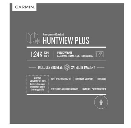 Carte MicroSD Garmin Huntview Plus Arkansas (010-12510-03)