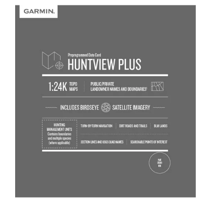 Carte Garmin Huntview Plus New Hampshire + Vermont Carte MicroSD (010-12689-02)