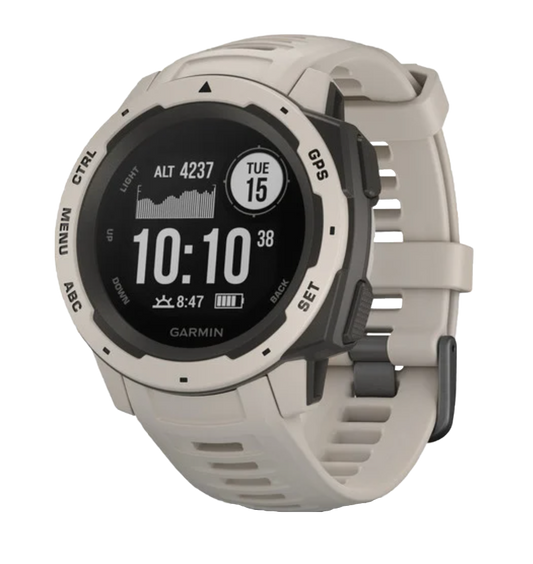 Montre connectée GPS robuste Garmin Instinct, Tundra (reconditionnée et certifiée Garmin)