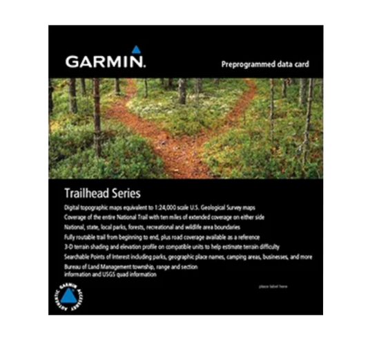 Garmin Trailhead Series - Pacific Crest Trail, carte microSD