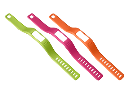 Bracelets Garmin Vivofit Small (orange, rose et vert)