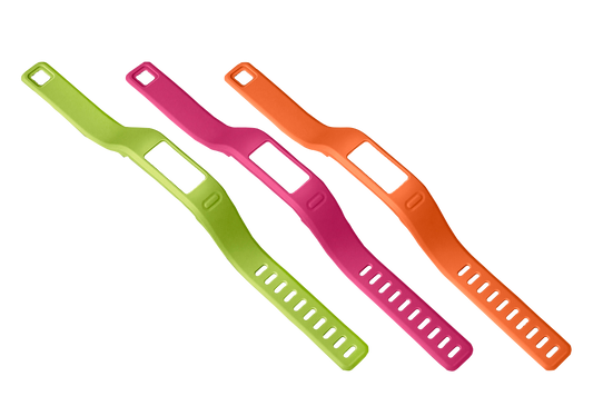 Bracelets Garmin Vivofit Small (orange, rose et vert)