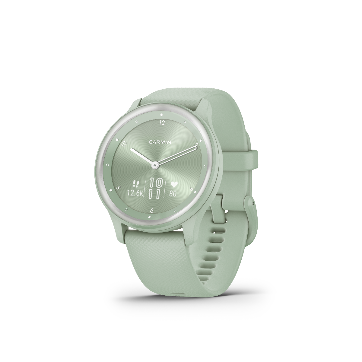 Garmin Vivomove Sport Cool Mint avec accents argentés (010-02566-03)