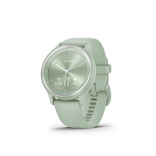 Garmin Vivomove Sport Cool Mint avec accents argentés (010-02566-03)