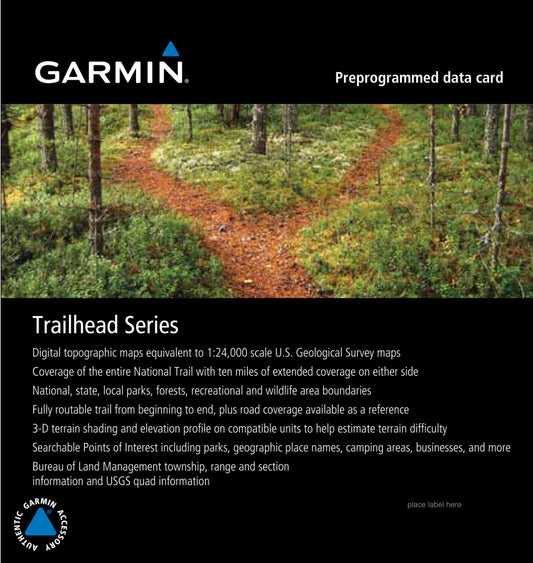 Garmin Trailhead Series - Appalachian Trail, carte microSD (010-C1058-00)