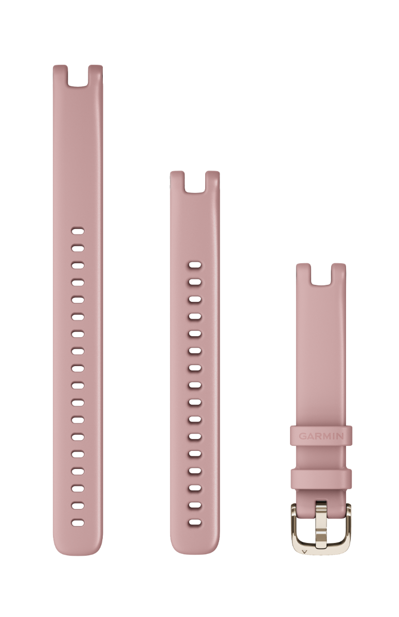 Garmin Lily Bands (14 mm) Dust Rose with Cream Gold Hardware