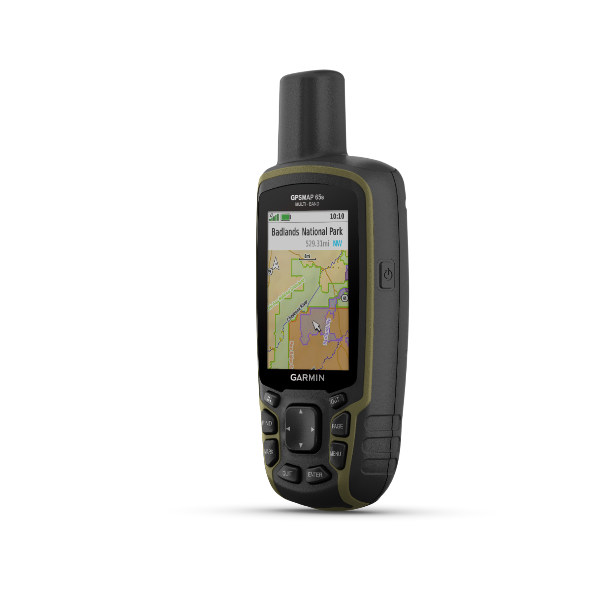 Garmin GPSMAP 65s, GPS portable d'extérieur/de randonnée avec cartes (remis à neuf certifié Garmin)