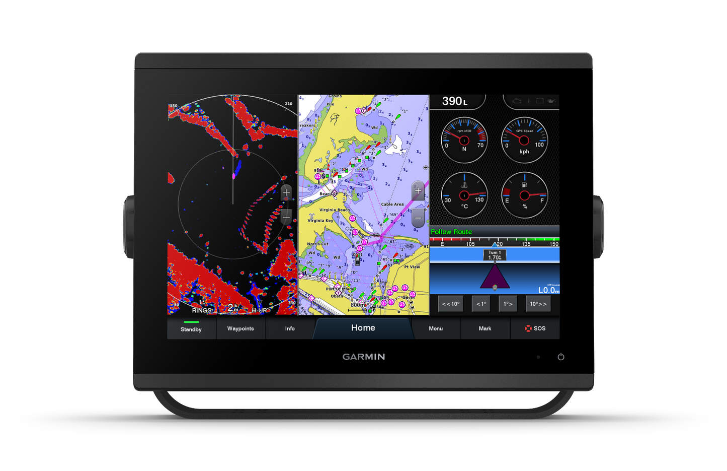 Garmin GPSMAP 1223xsv avec radôme GMR 18 HD+ (010-02367-50)