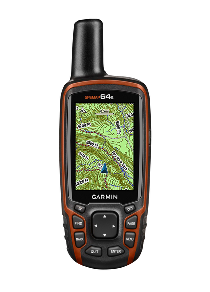 Garmin GPSMAP 64s, Handheld Outdoor/Trail GPS with TOPO Maps (Garmin Certified Refurbished)