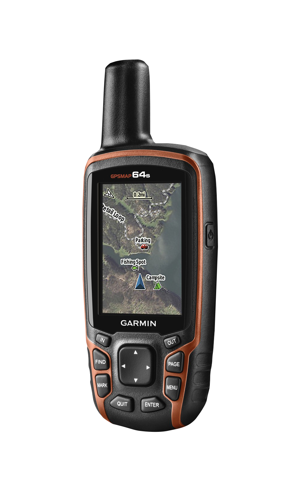 Garmin GPSMAP 64s, Handheld Outdoor/Trail GPS with TOPO Maps (Garmin Certified Refurbished)