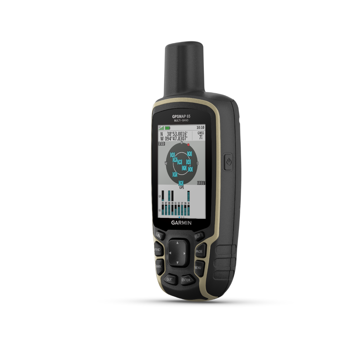 Garmin GPSMAP 65, GPS portable d'extérieur/de randonnée avec cartes (remis à neuf certifié Garmin)