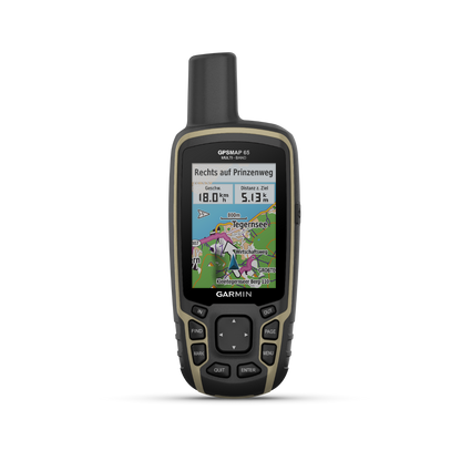 Garmin GPSMAP 65, GPS portable d'extérieur/de randonnée avec cartes (remis à neuf certifié Garmin)