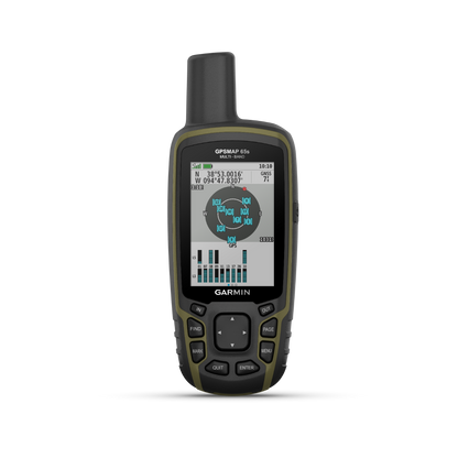 Garmin GPSMAP 65s, GPS portable d'extérieur/de randonnée avec cartes (remis à neuf certifié Garmin)