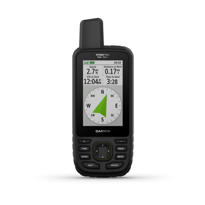 GPS portable multibande Garmin GPSMAP 66sr avec capteurs et cartes topographiques (010-02431-00)