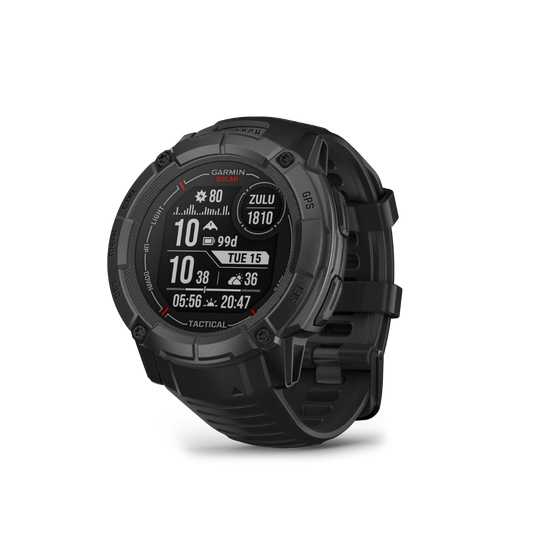 Garmin Instinct 2X Solar Tactical Edition, montre connectée GPS robuste avec GNSS multibande, lampe de poche intégrée, surveillance de la santé 24h/24 et 7j/7 et autonomie illimitée de la batterie solaire (010-02805-13)