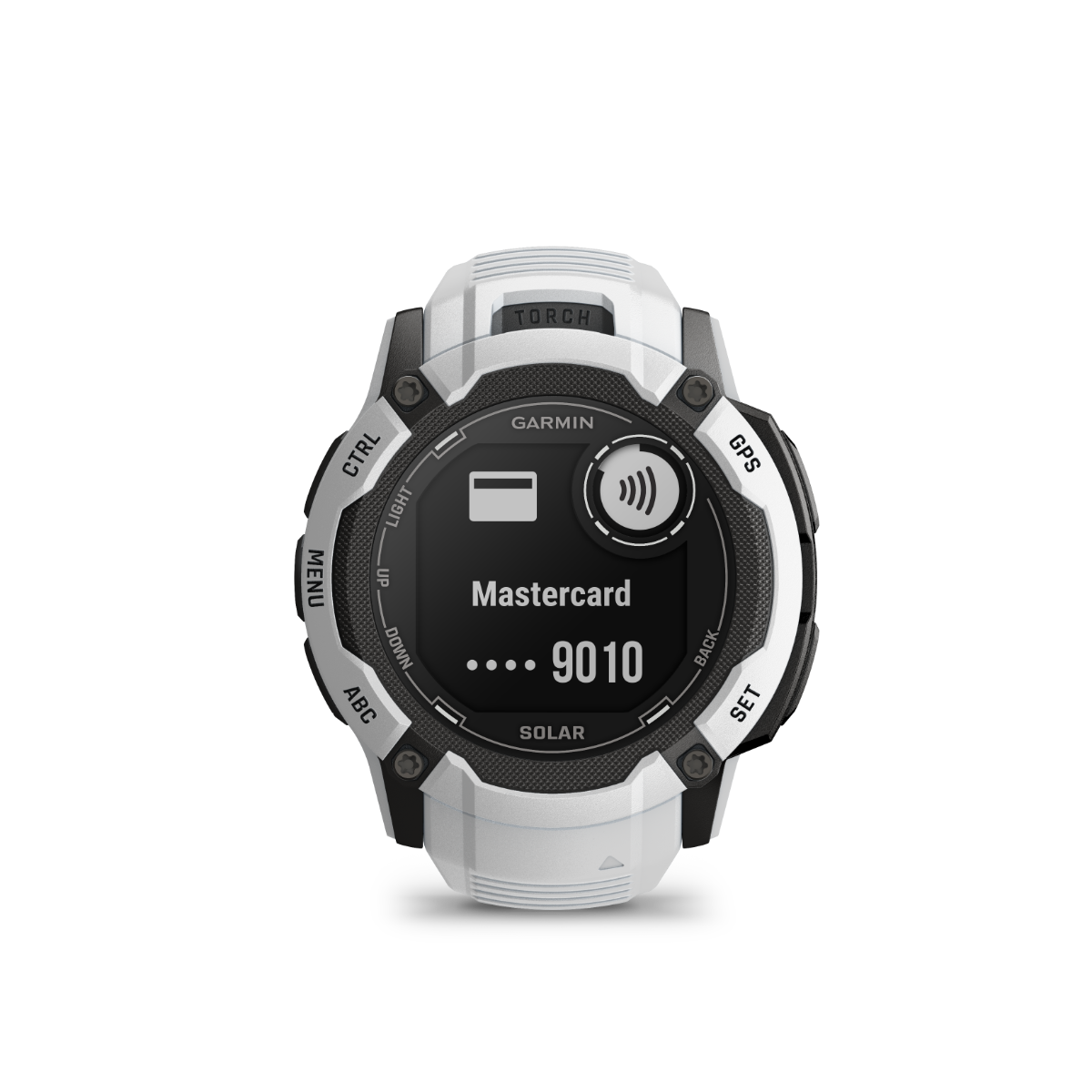 Garmin Instinct 2X Solar, Whitestone, montre intelligente GPS robuste avec GNSS multibande, lampe de poche intégrée, surveillance de la santé 24h/24 et 7j/7 et autonomie illimitée de la batterie solaire (010-02805-14)