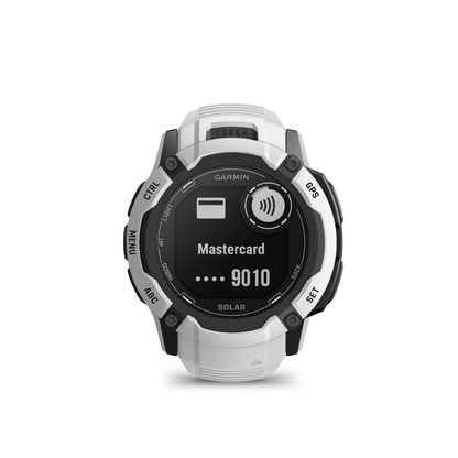 Garmin Instinct 2X Solar, Whitestone, montre intelligente GPS robuste avec GNSS multibande, lampe de poche intégrée, surveillance de la santé 24h/24 et 7j/7 et autonomie illimitée de la batterie solaire (010-02805-14)