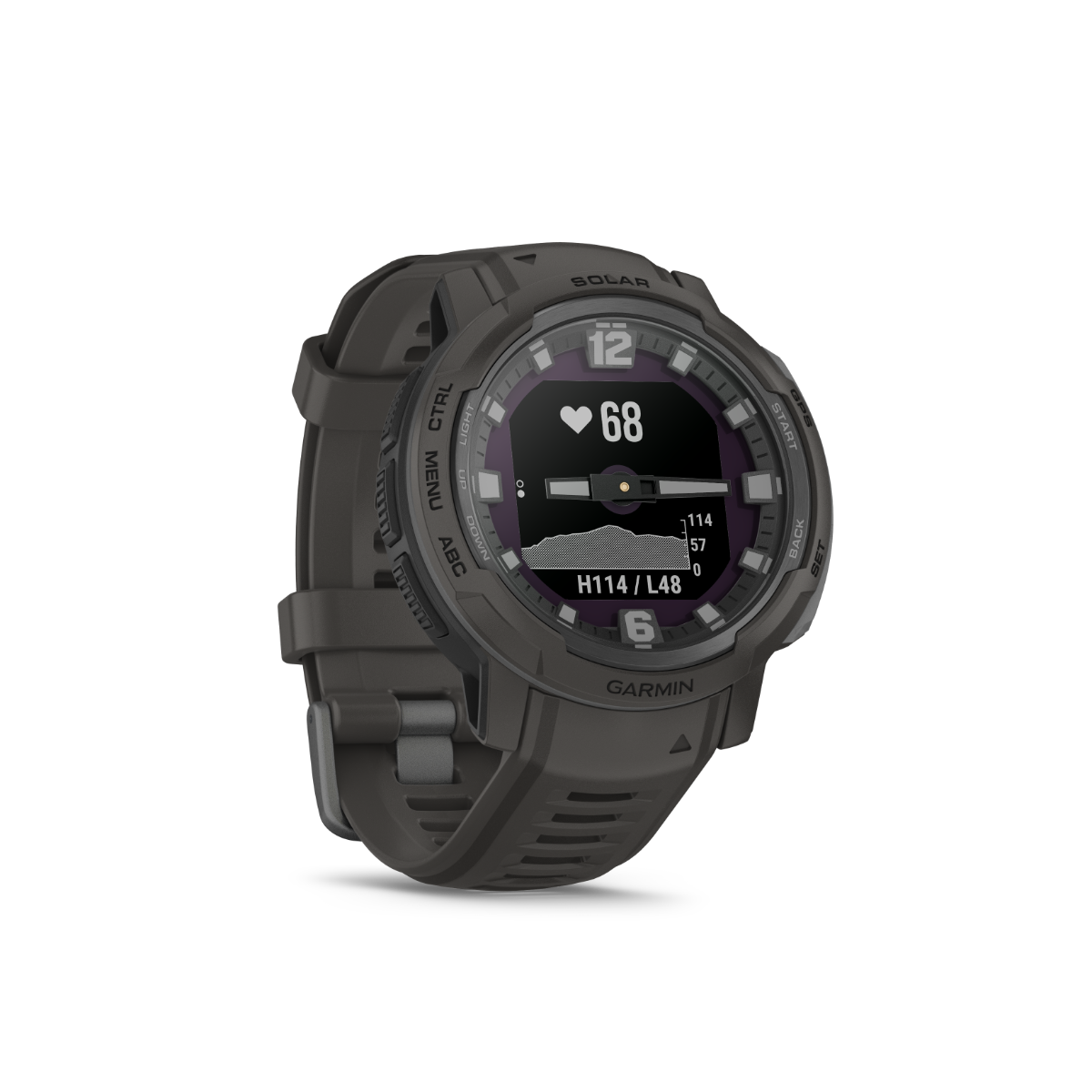 Garmin Instinct Crossover Graphite solaire (010-02730-11)