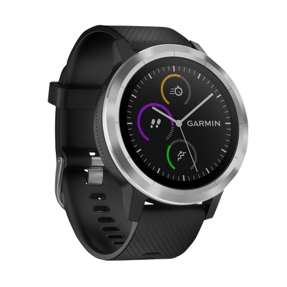 Garmin Vivoactive 3, noir/acier inoxydable, montre connectée GPS (reconditionnée certifiée Garmin)