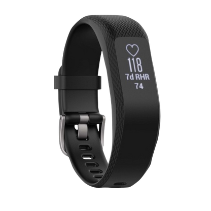 Garmin Vivosmart 3, noir avec large bracelet, montre connectée GPS (reconditionnée certifiée Garmin)