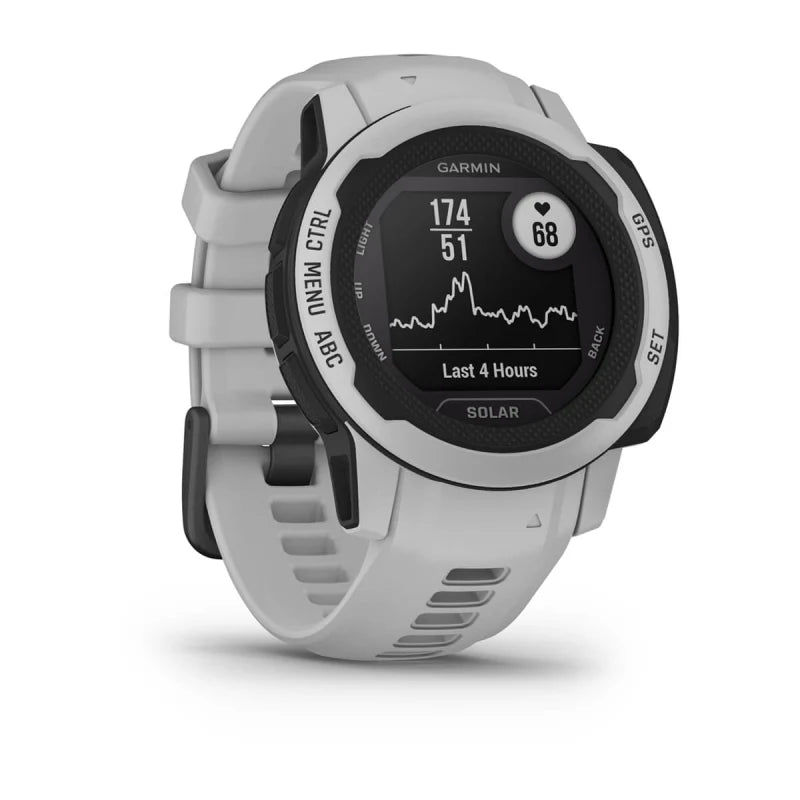 Garmin Instinct 2S Solar, Mist Gray (Garmin Certified Refurbished)