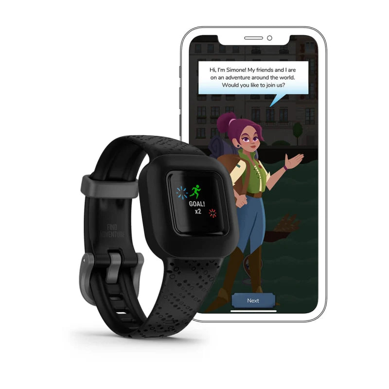 Garmin Vívofit jr. 3, montre noire Cosmic pour enfants (reconditionnée et certifiée Garmin)