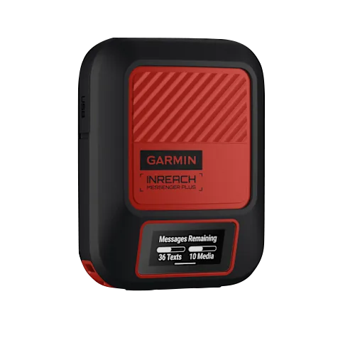 Garmin InReach Messenger Plus - Communicateur satellite SOS avec messagerie photo et vocale