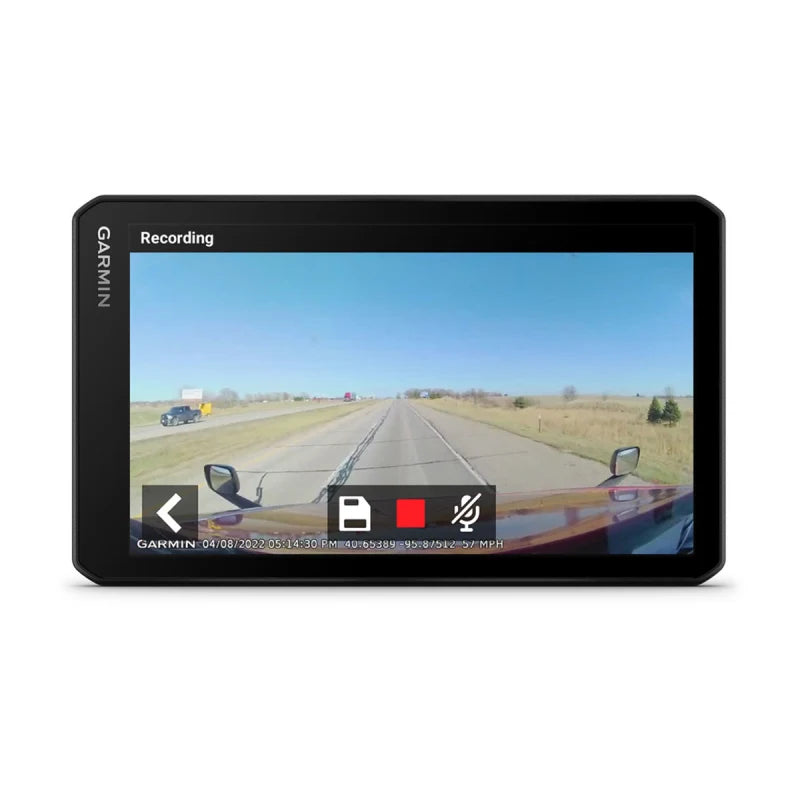 Navigateur GPS pour camion Garmin DezlCam OTR710 7" avec caméra de tableau de bord intégrée (remis à neuf certifié Garmin) 