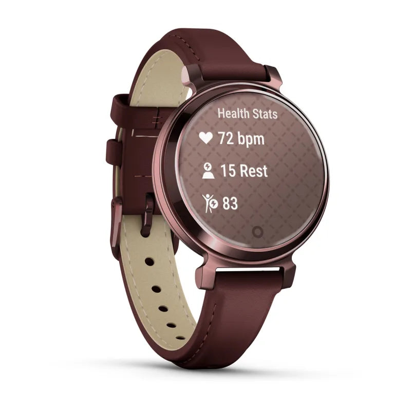 Garmin Lily 2 Classic Dark Bronze with Mulberry Leather Band (010-02839-03)