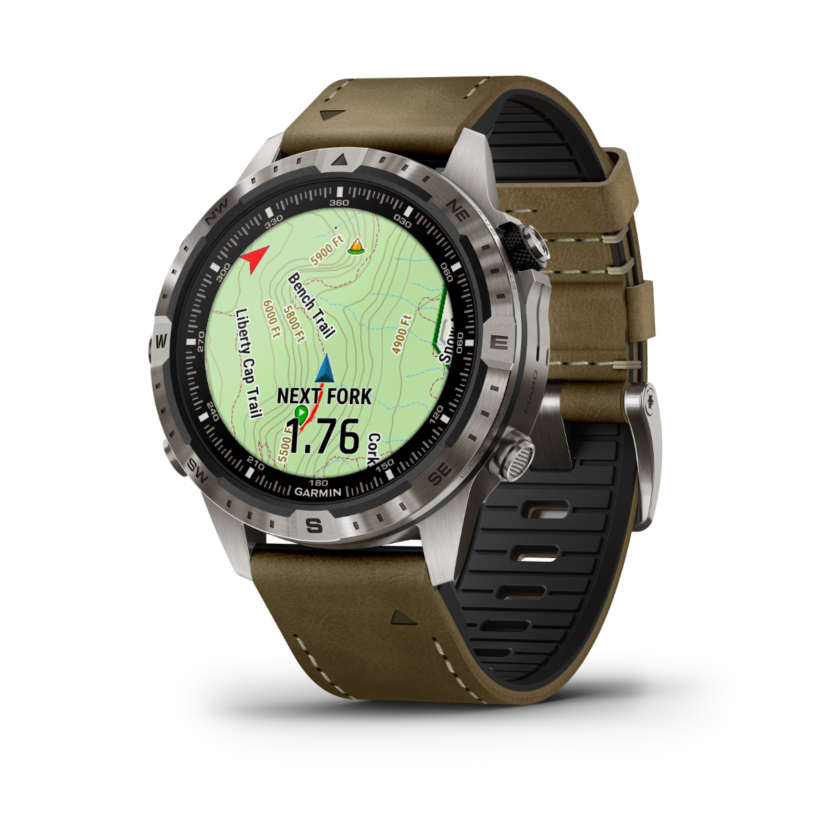 Garmin MARQ Adventurer (Gen 2), montre connectée GPS de luxe pour hommes (010-02648-30)