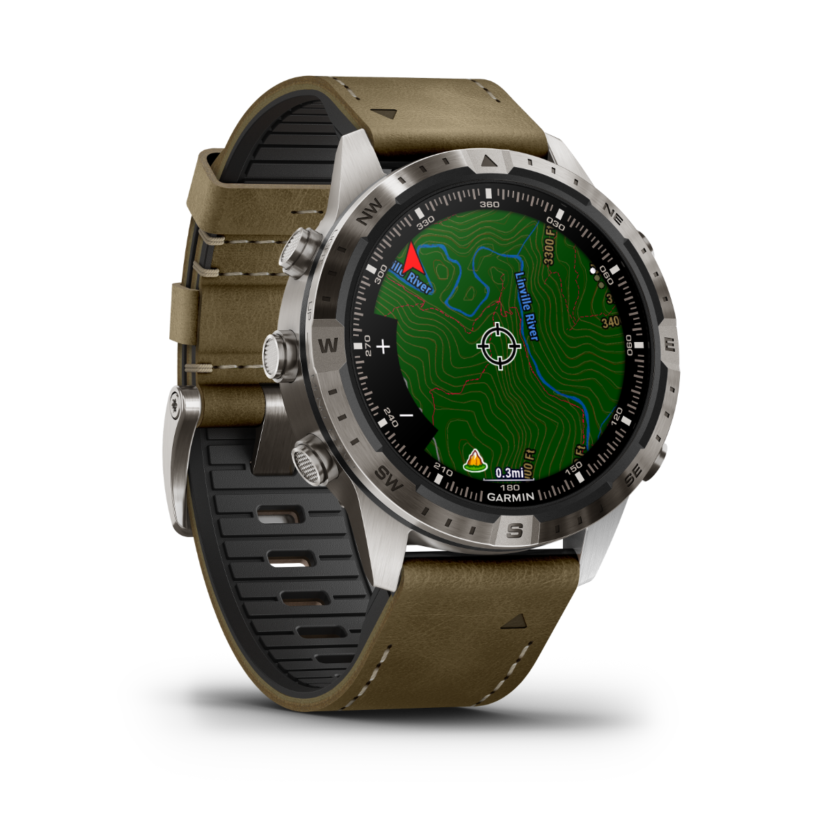 Garmin MARQ Adventurer (Gen 2), montre connectée GPS de luxe pour hommes (010-02648-30)